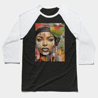 Women Portrait Art T -Shirt Baseball T-Shirt